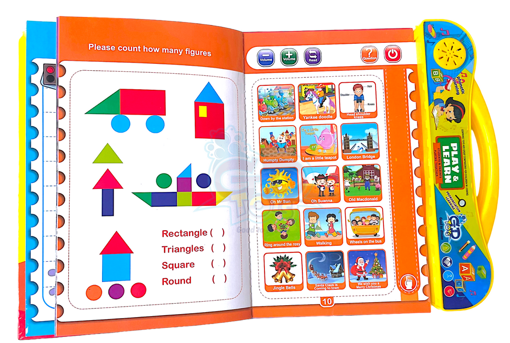 INTERACTIVE LEARNING BOOK FOR KIDS- ENGLISH