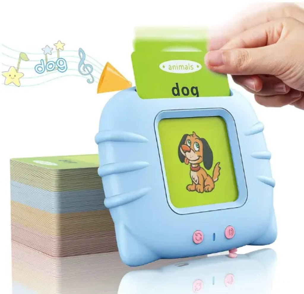 Talking Flash card Interactive Learning Toys for Kids,224 Words Develop Language Skills Best Gift for Boy Girl