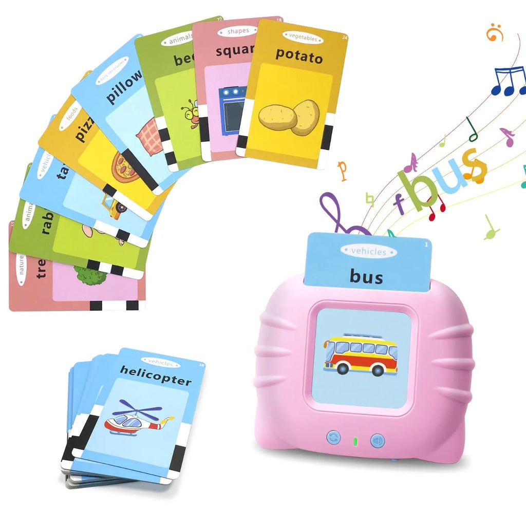Talking Flash card Interactive Learning Toys for Kids,224 Words Develop Language Skills Best Gift for Boy Girl